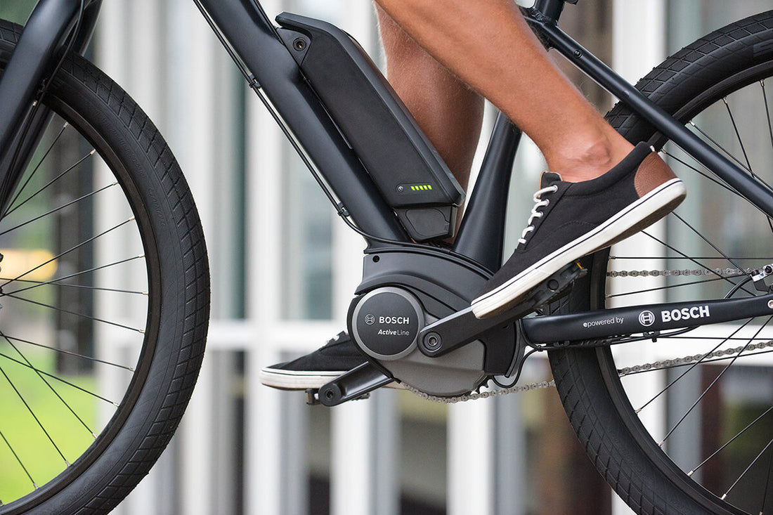 Elektrische fietsen met Bosch middenmotor en systeem veroveren de elektrische fietsmarkt