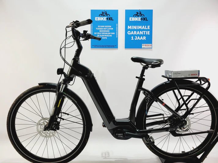 Flyer Gotour 2 Bosch Act line Plus Middenmotor Lage instap Zwart 42cm S
