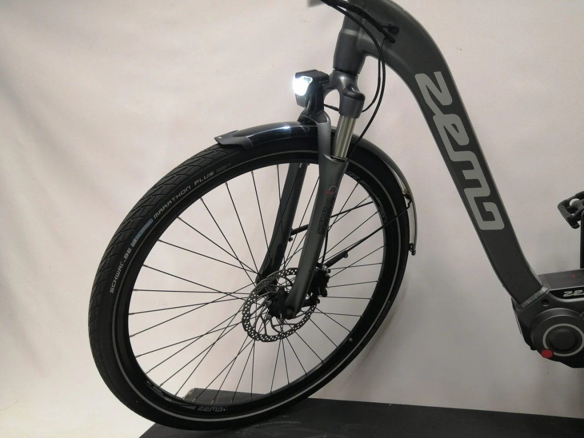 DEMO Zemo ZE 10 Nuvinci Harmony Bosch Perf Line Middenmotor Lage instap Zilver 46cm