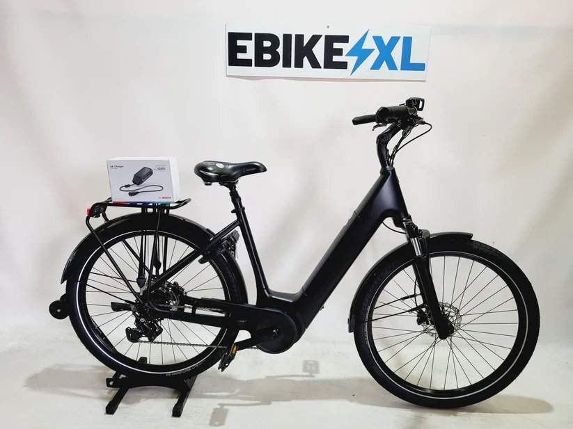 DEMO Trek Verve+ 3 Bosch Performance Line Middenmotor 545Wh! Lage instap Zwart 50cm