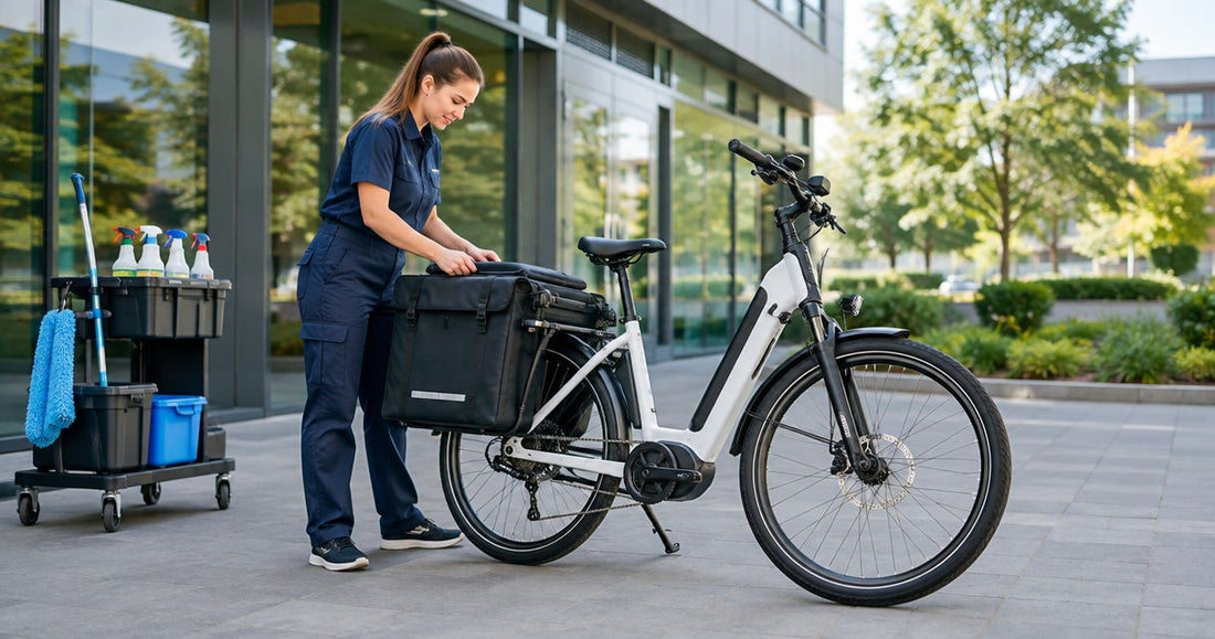 Elektrische fietsen voor schoonmaakbedrijven: complete 2026 gids