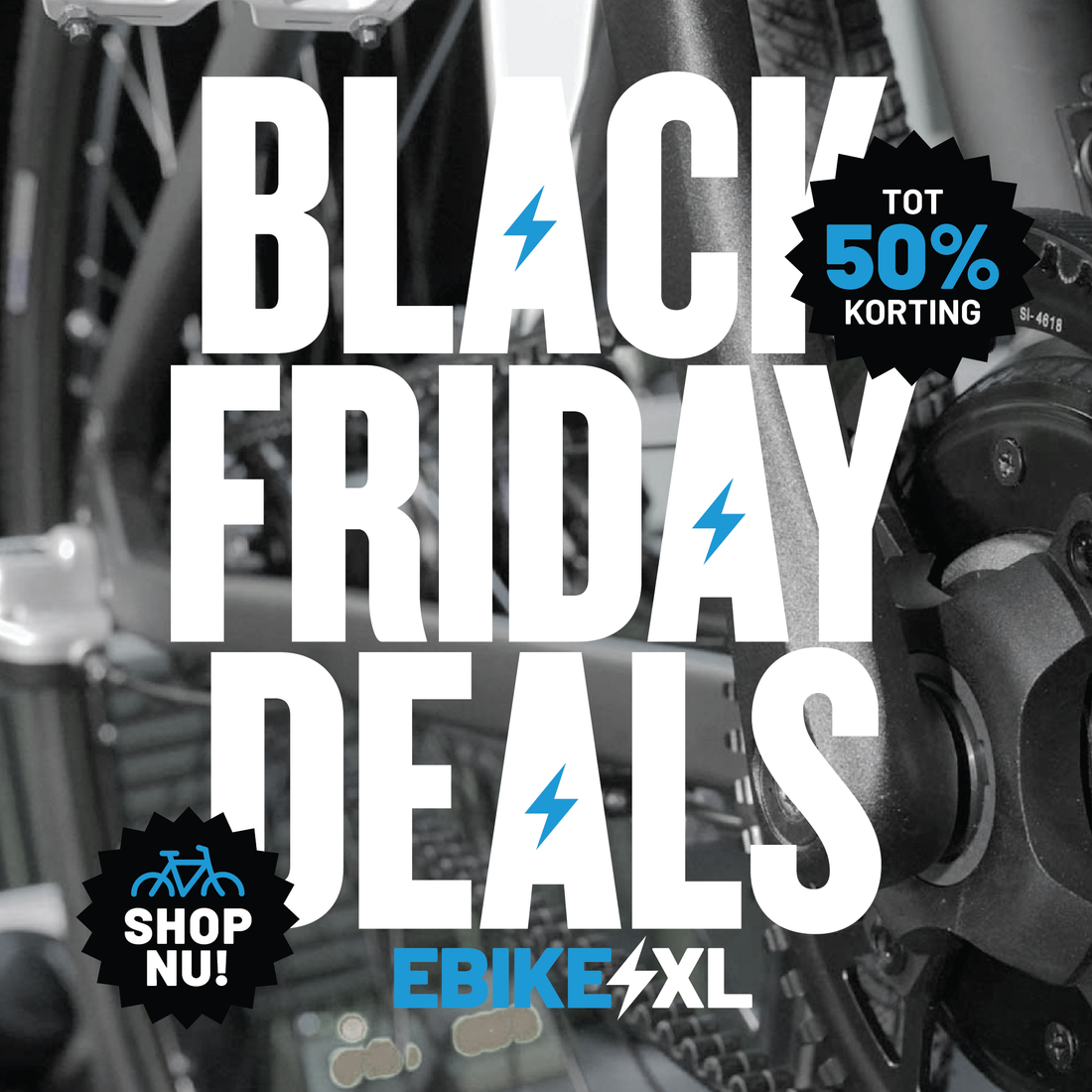 Haal een duurzame Elektrische fiets tot 50% Korting tijdens Black Friday