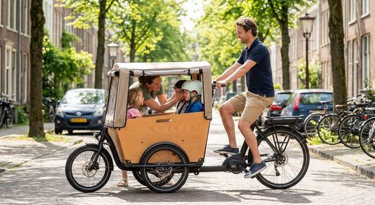 Elektrische bakfiets grote gezin