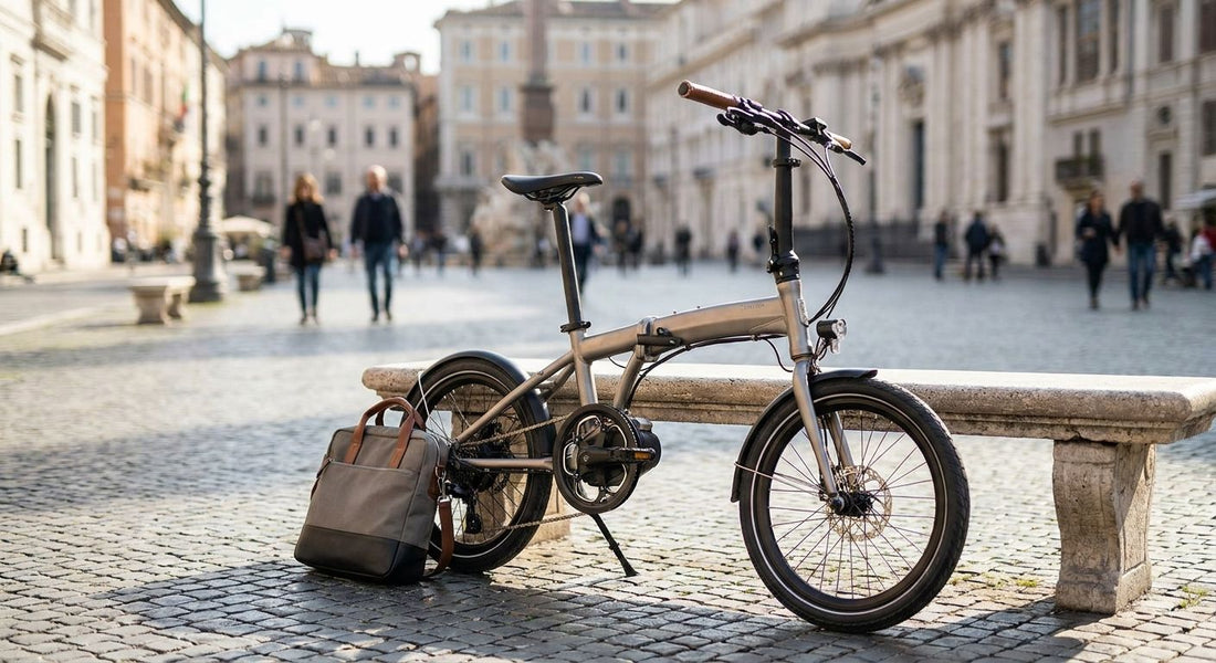 Elektrische compactfiets draagbaar