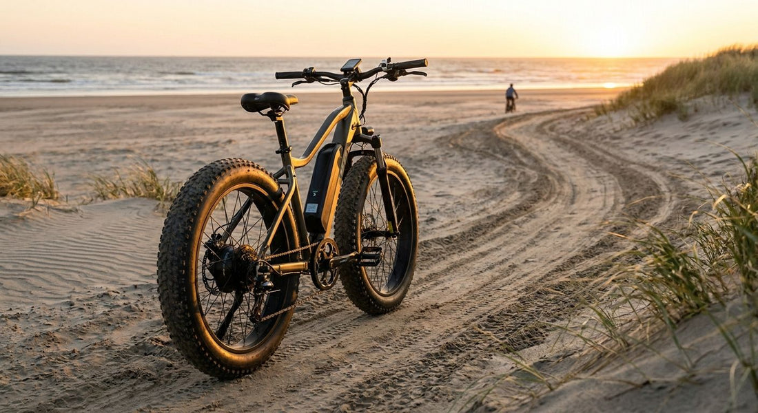 Elektrische fatbike voor strand en zandpaden