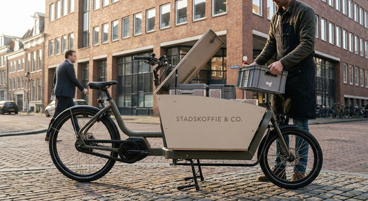 Elektrische bakfiets voor zakelijk gebruik