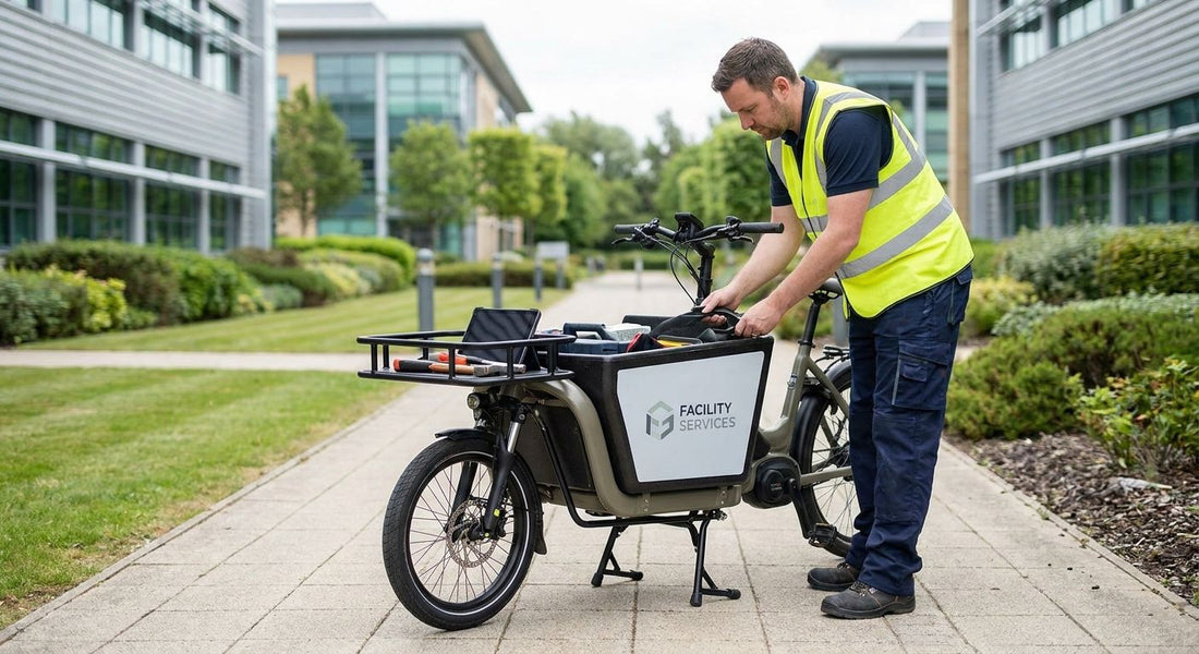 Elektrische fiets voor facilitaire dienst op bedrijventerreinen
