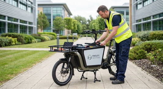 Elektrische fiets voor facilitaire dienst op bedrijventerreinen