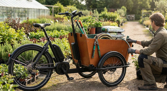 Elektrische bakfiets voor tuiniers en hoveniers