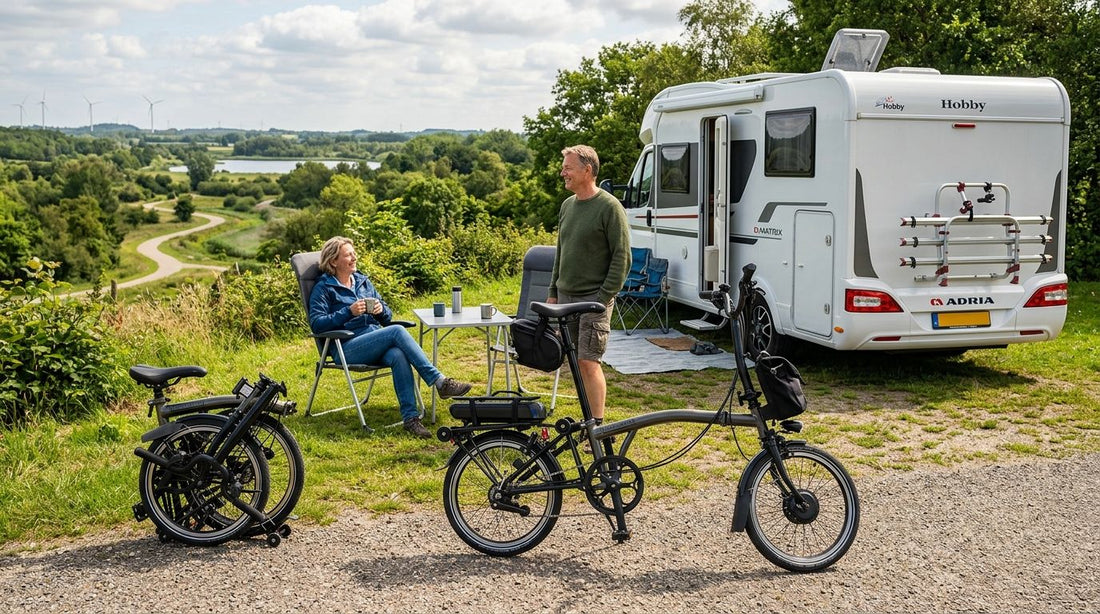 Elektrische vouwfiets voor camper- en caravanbezitters