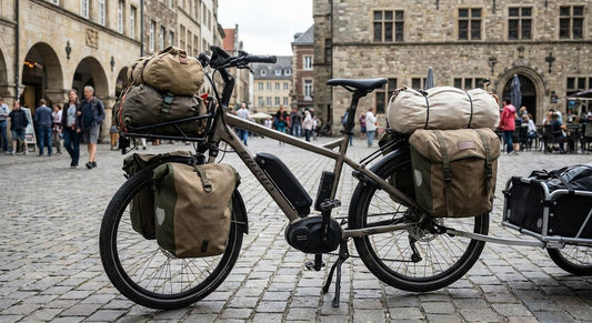 Elektrische fiets zwaar beladen