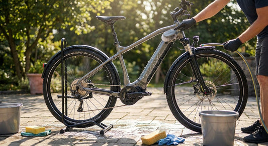 Elektrische fiets schoonmaken