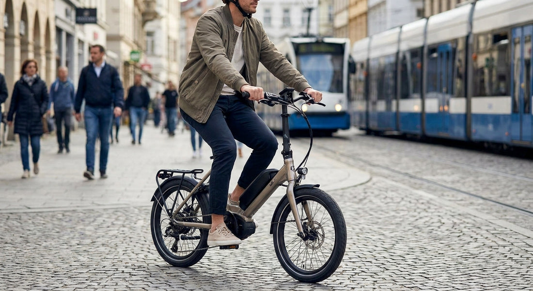 Elektrische fiets voor de stad: compact en wendbaar