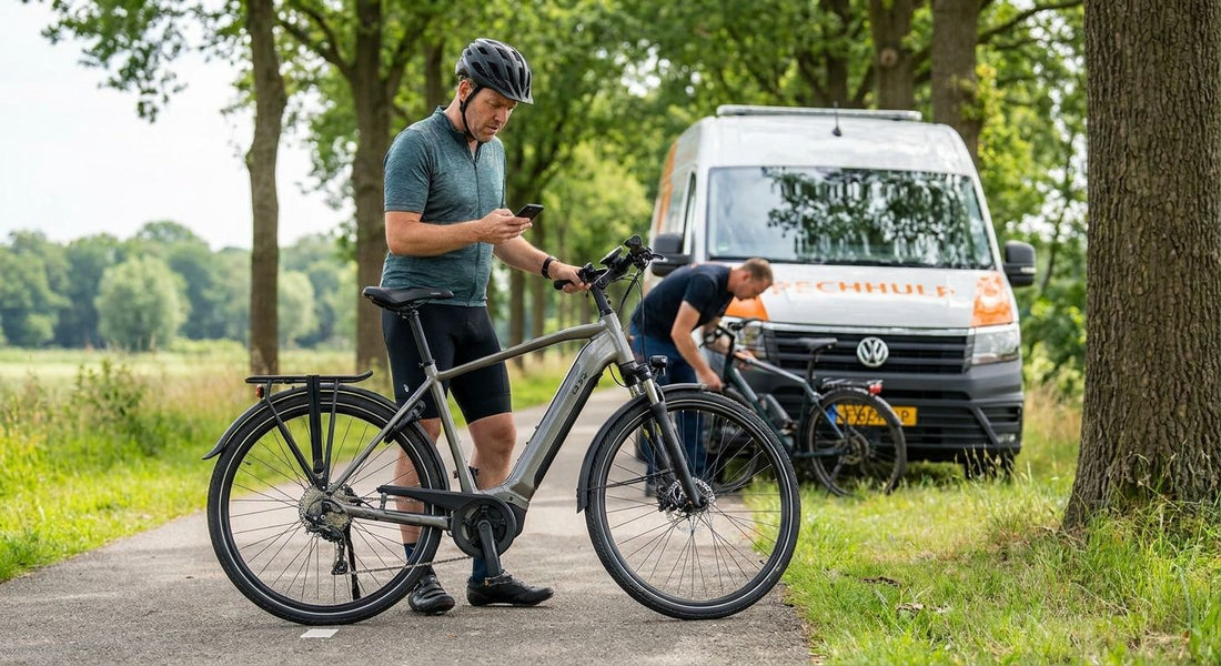 Elektrische fiets pechhulp: wat als je onderweg vastloopt