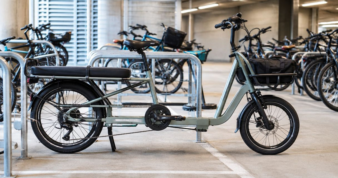 Past een longtail fiets in een gewone fietsenstalling?