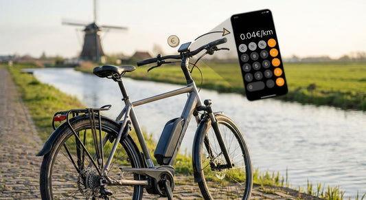 Hoeveel kost een elektrische fiets per kilometer: rekenvoorbeeld