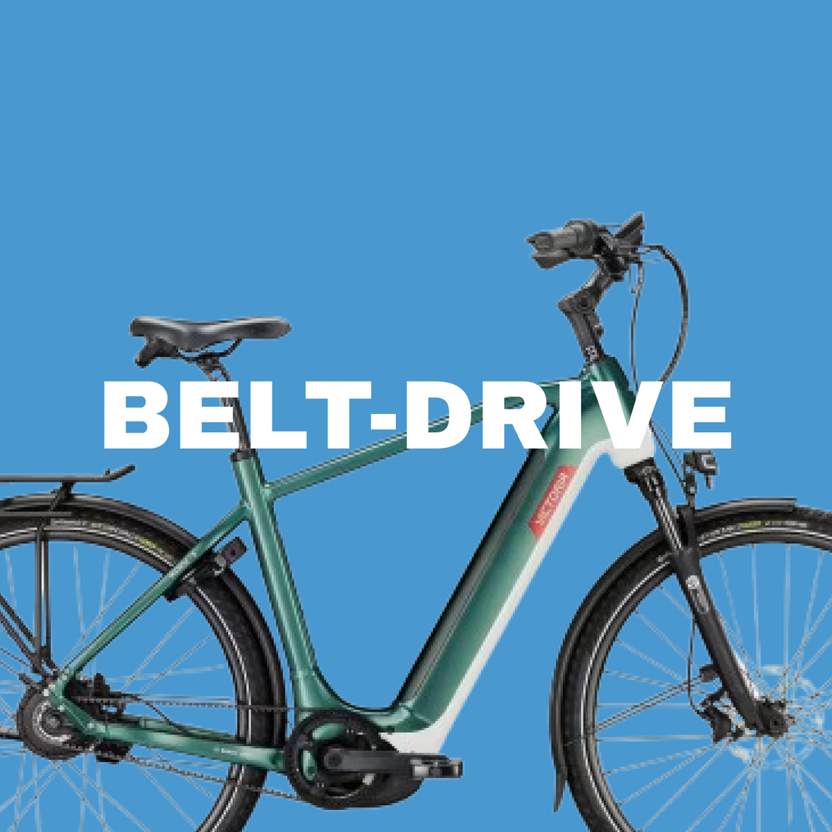 Belt-drive e-bikes