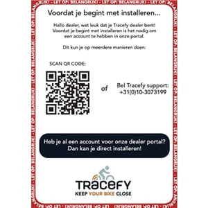 Tracify GPS tracker inc. inbouwen