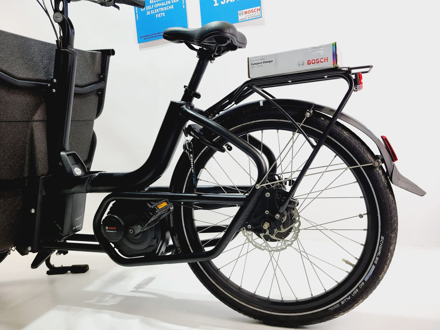 Urban Arrow Shorty VARIO bakfiets Bosch Perf Line Middenmotor