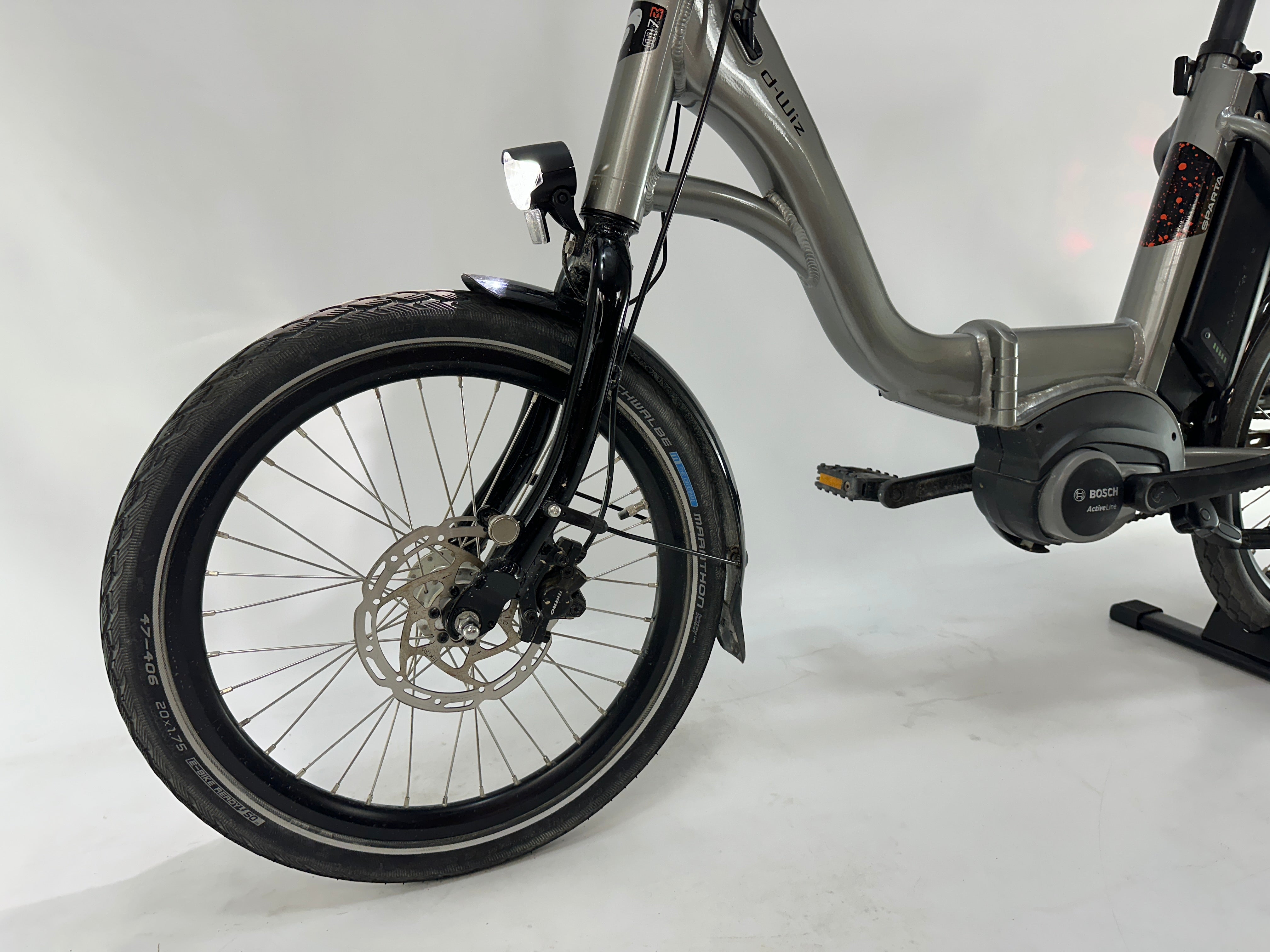Sparta D-Wiz Fold M7b Bosch Active Line Middenmotor Vouwfiets 20"