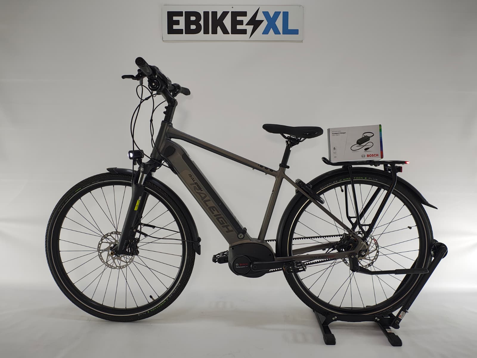 Raleigh Univega GMBH Bosch Performance Line Middenmotor 625Wh Belt-Drive!