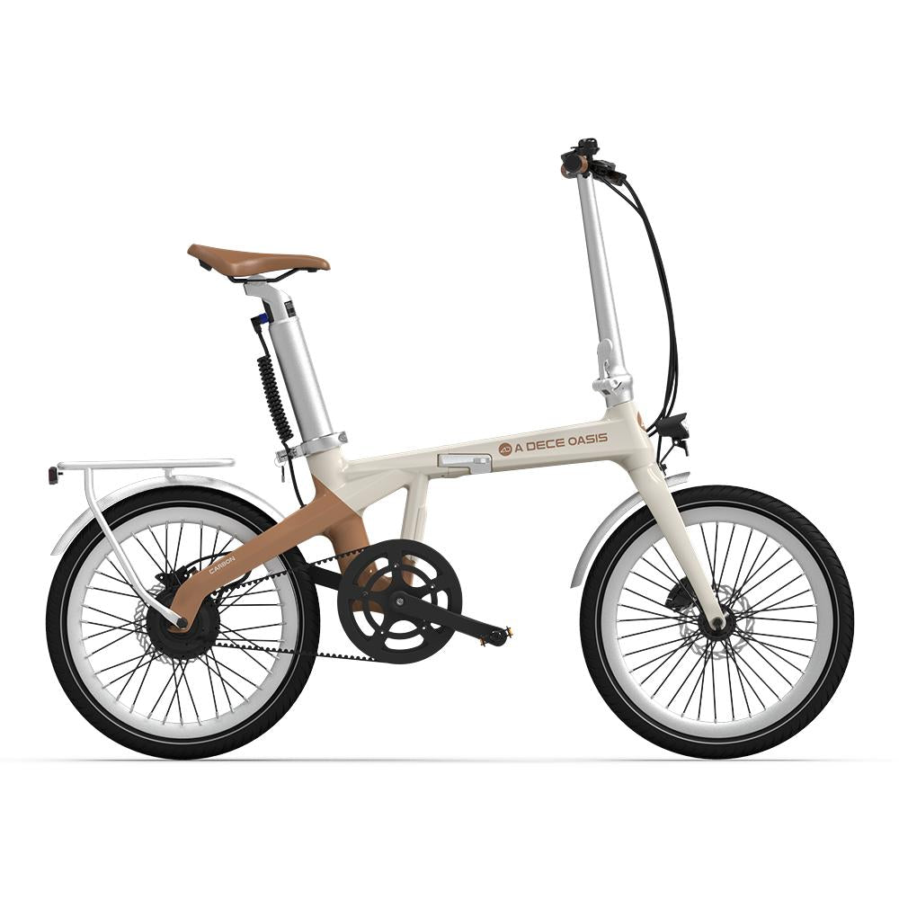 ADO Air Carbon elektrische vouwfiets amble latte