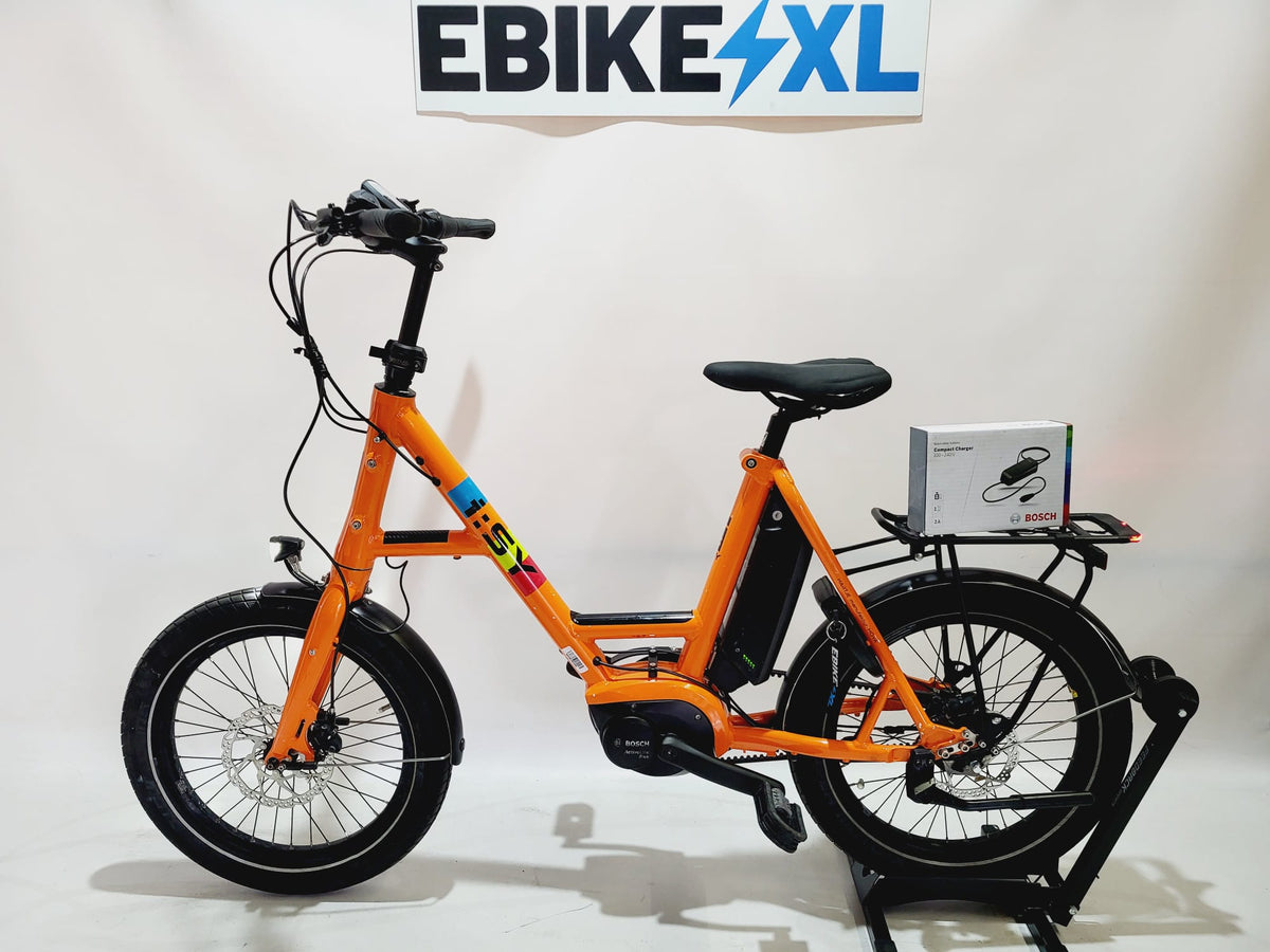 I:SY Drive S8 ZR Bosch Active Line Plus Middenmotor Belt-Drive 20 inch, elektrische fiets, zijaanzicht