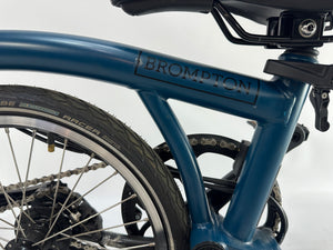 DEMO Brompton Electric Compact Vouwfiets Blauw 20