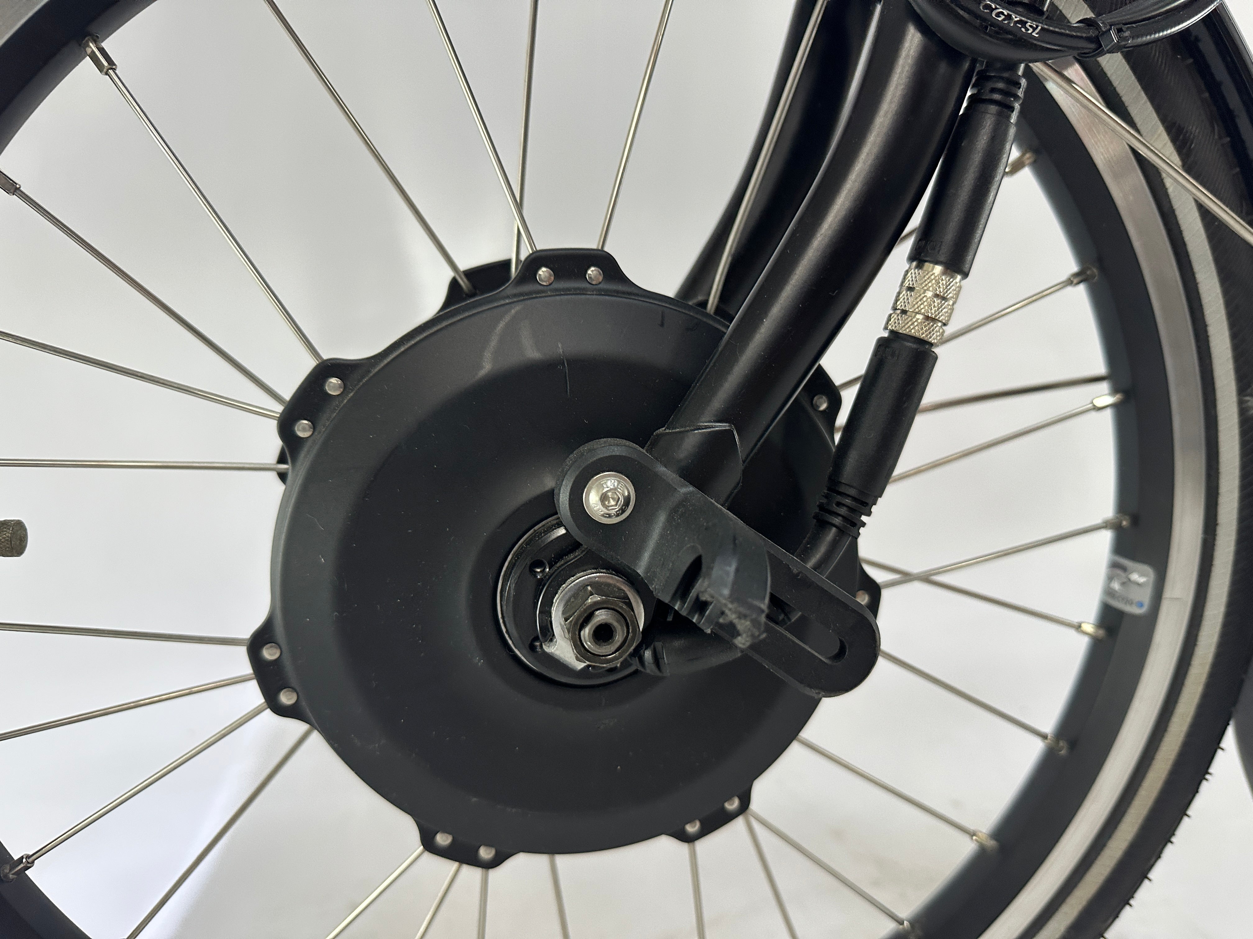 DEMO Brompton Electric Compact Vouwfiets Blauw 20