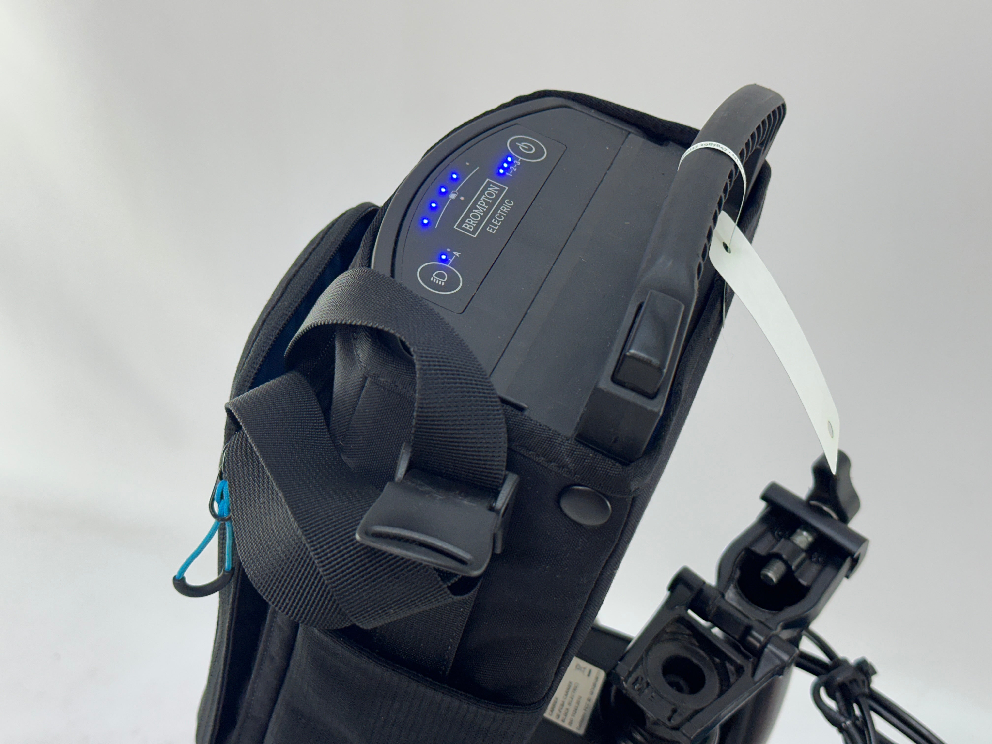 DEMO Brompton Electric Compact Vouwfiets Blauw 20