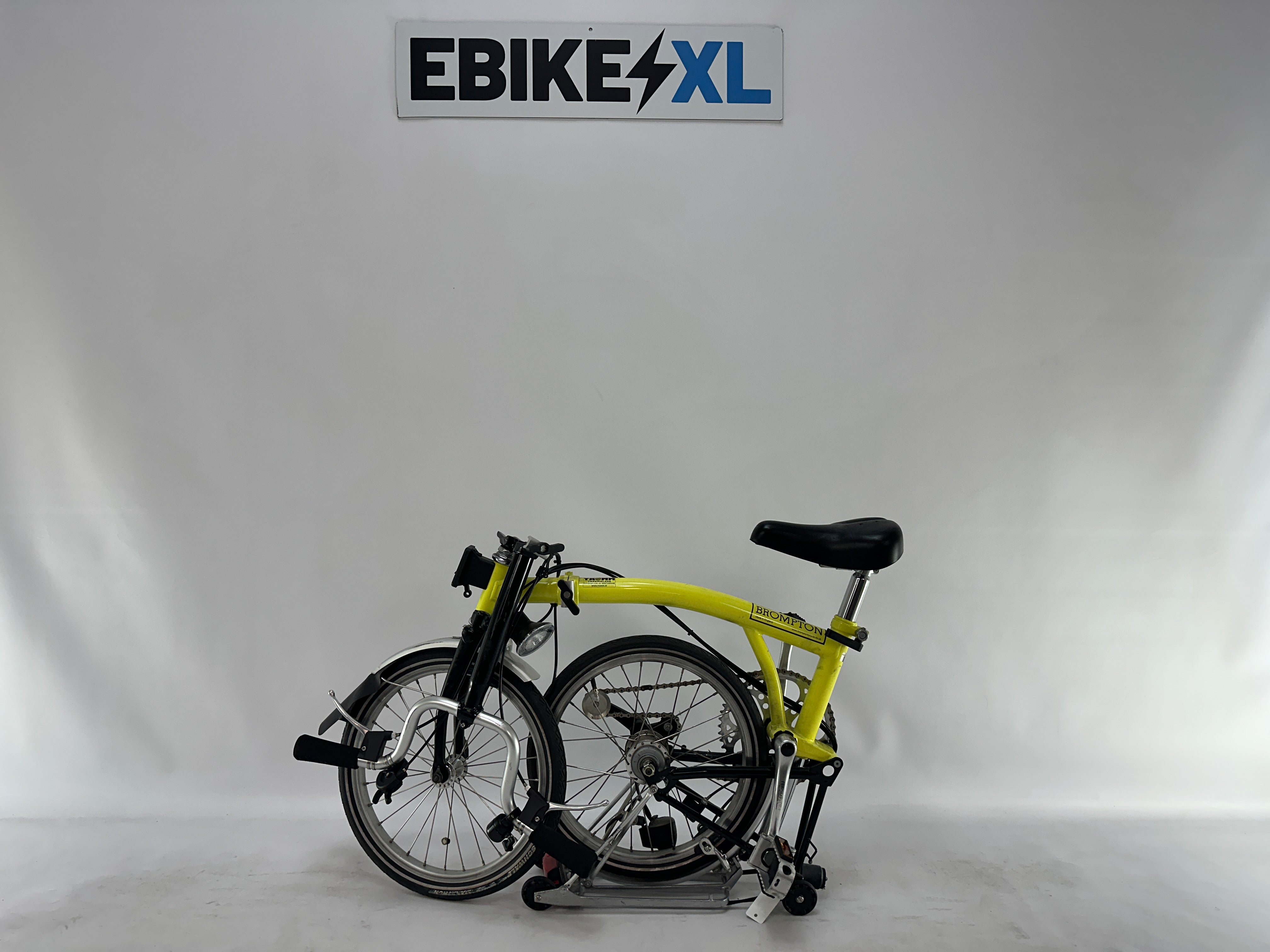 Brompton Compact Vouwfiets Geel 20