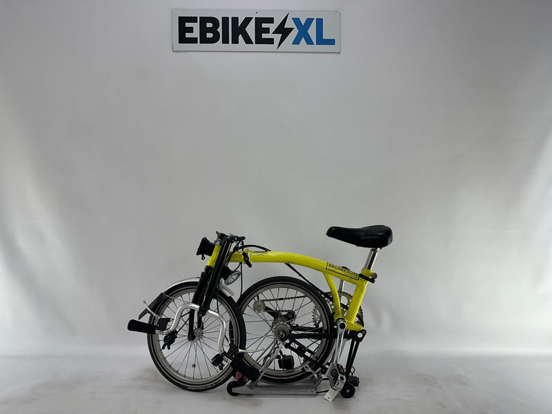 Brompton Compact Vouwfiets Geel 20