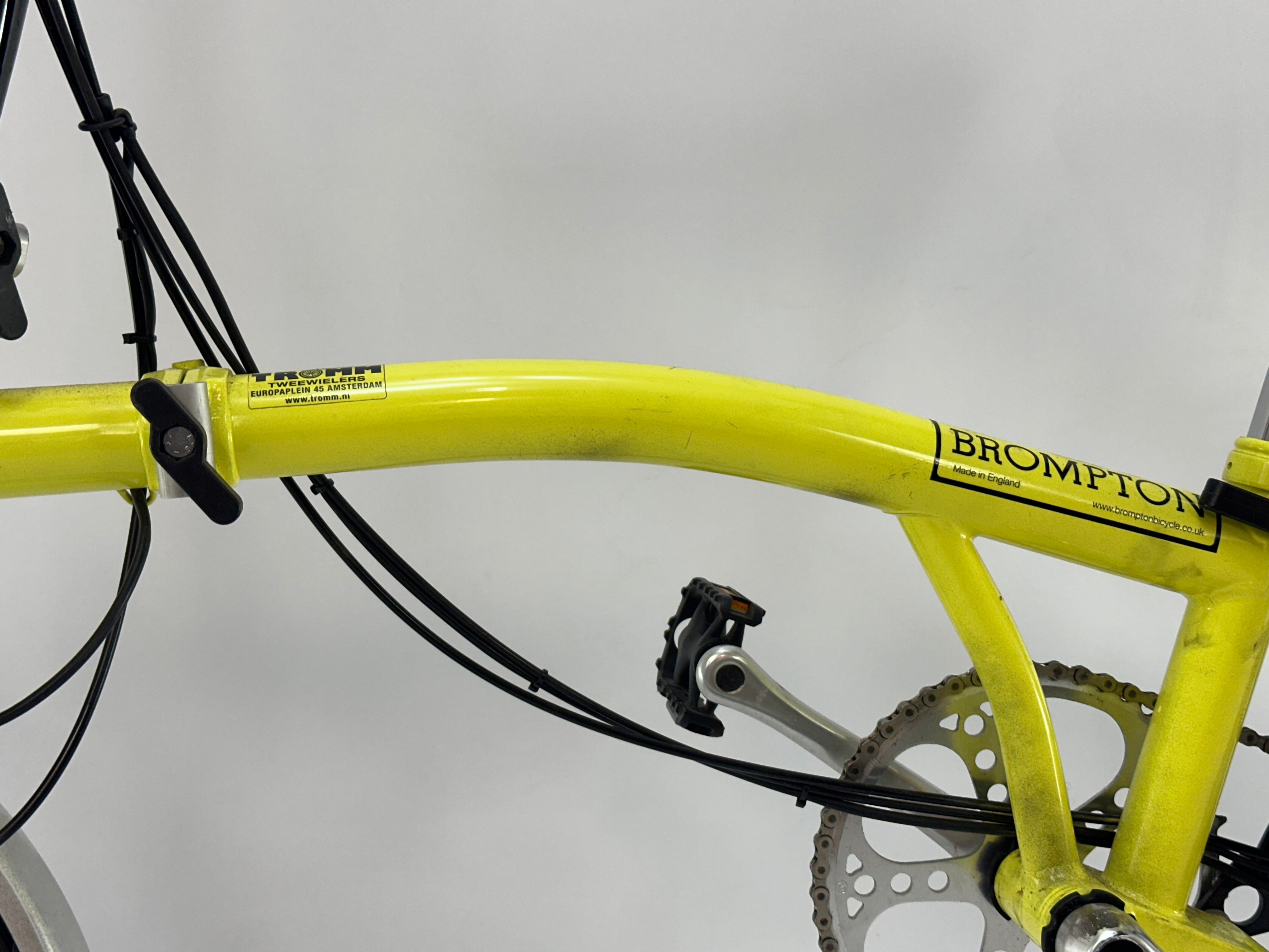 Brompton Compact Vouwfiets Geel 20