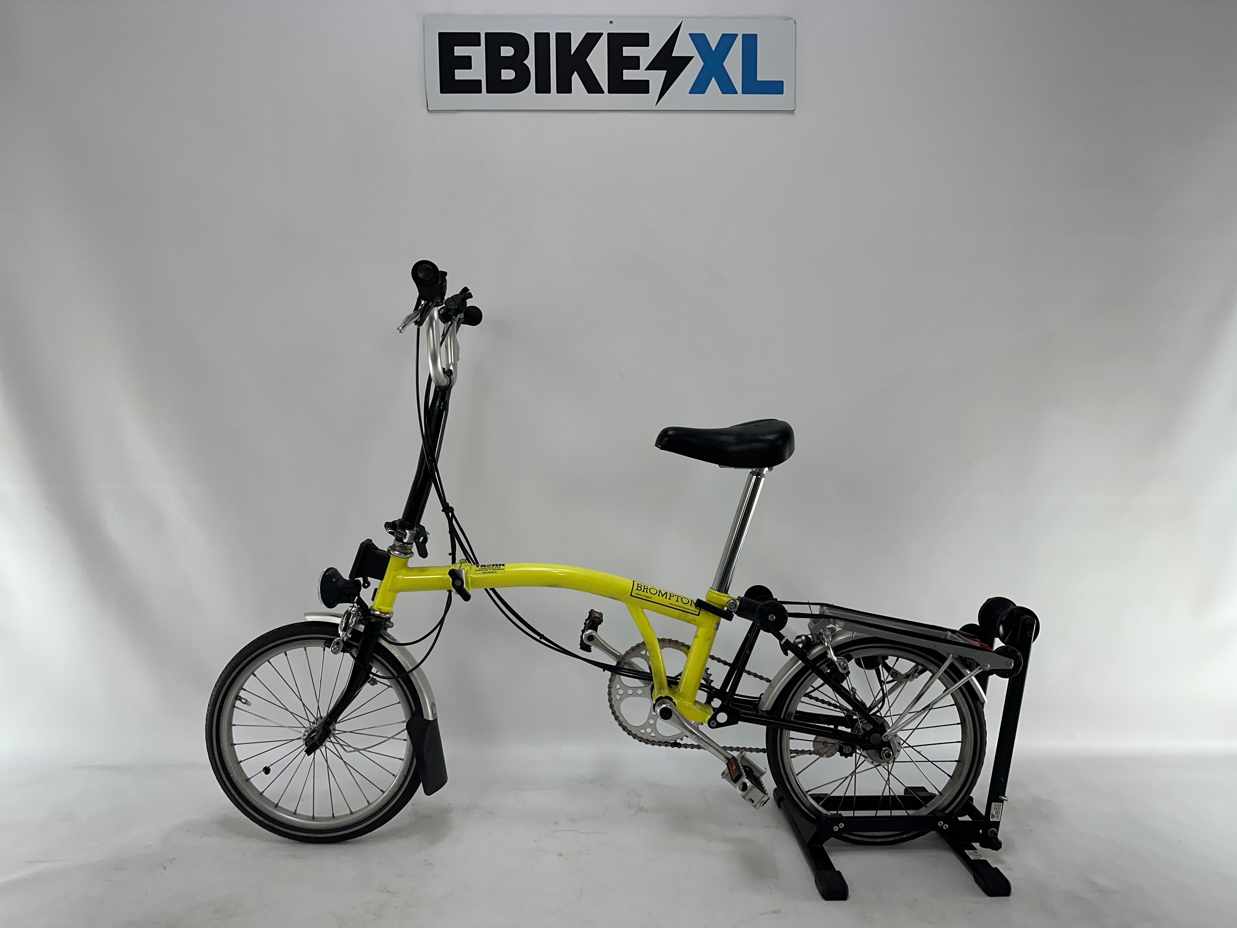 Brompton Compact Vouwfiets Geel 20