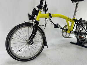 Brompton Compact Vouwfiets Geel 20