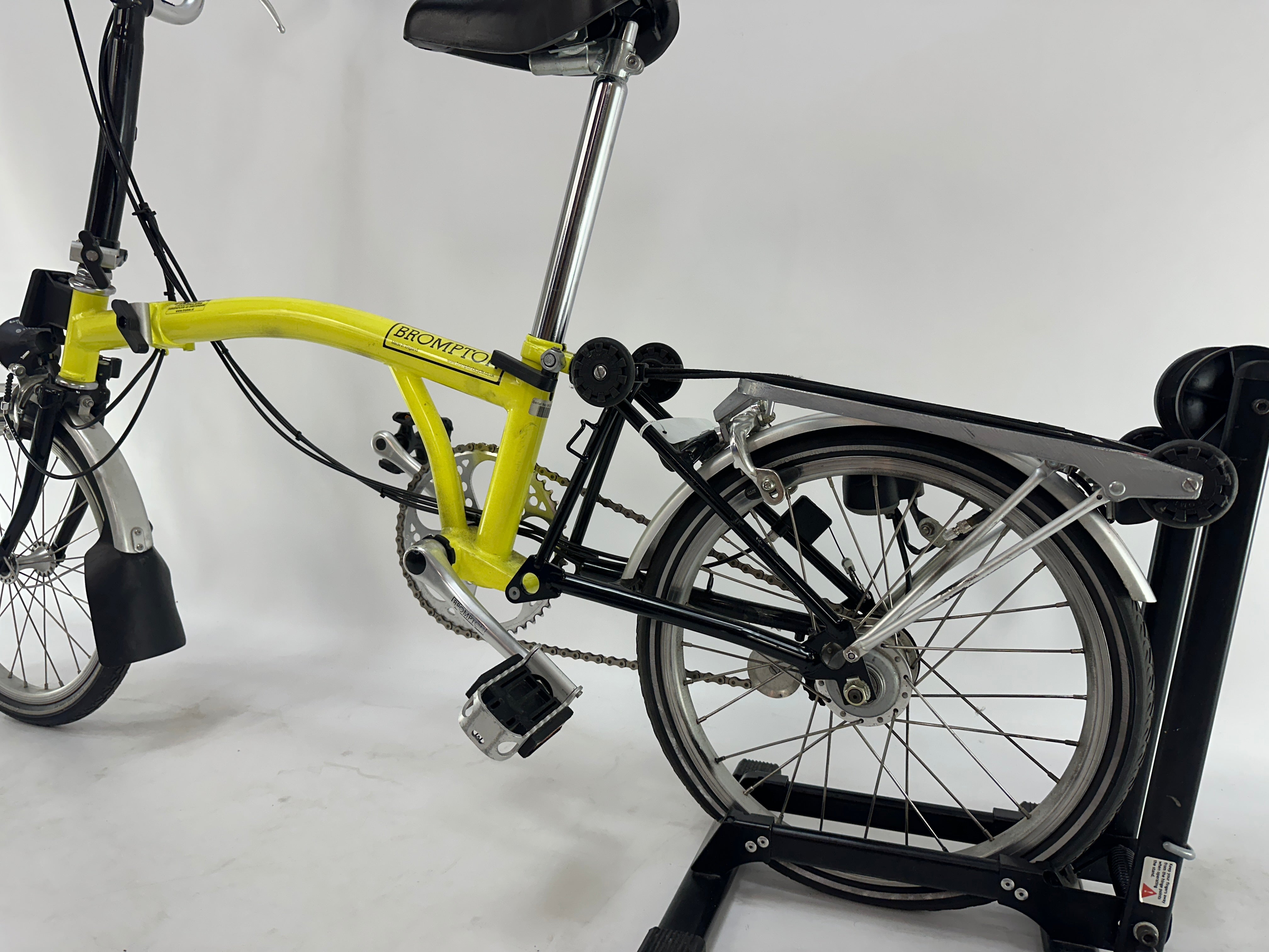 Brompton Compact Vouwfiets Geel 20