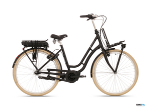 NIEUW! Frappé e-City Comfort Bosch Active Line Plus Middenmotor Zwart Mat Transportfiets S