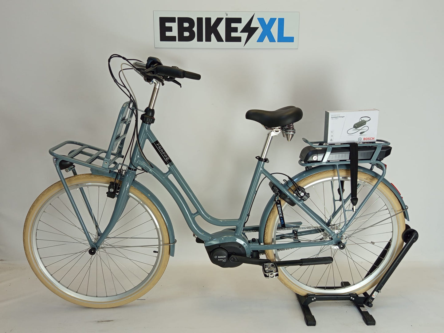 NIEUW! Frappé e-City Comfort Bosch Active Line Plus Middenmotor Stormy Sea