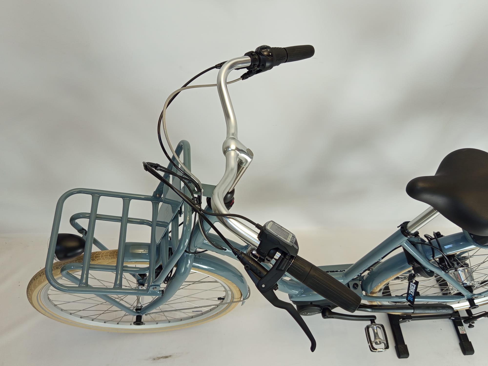 NIEUW! Frappé e-City Comfort Bosch Active Line Plus Middenmotor Stormy Sea Transportfiets M