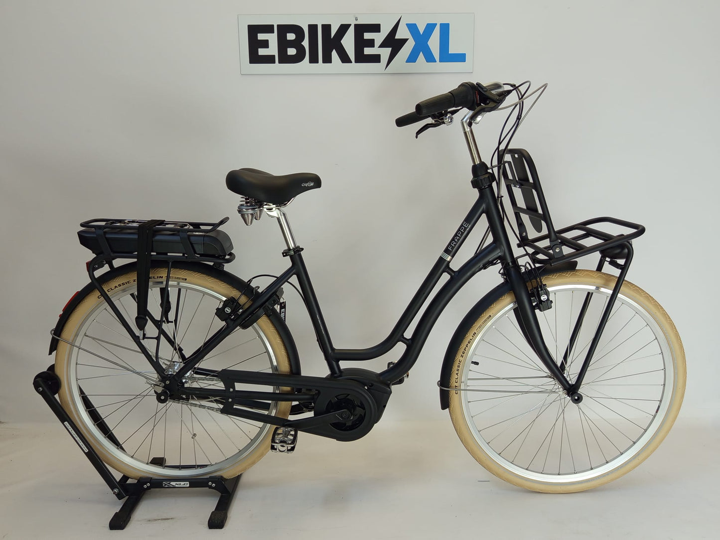 NIEUW! Frappé e-City Comfort Bosch Active Line Plus Middenmotor Zwart Mat