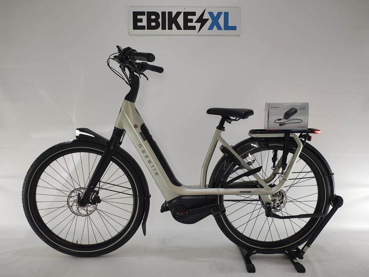 Gazelle Avignon C380 Bosch Performance Line Middenmotor 500Wh Belt-Drive, elektrische fiets, zijaanzicht