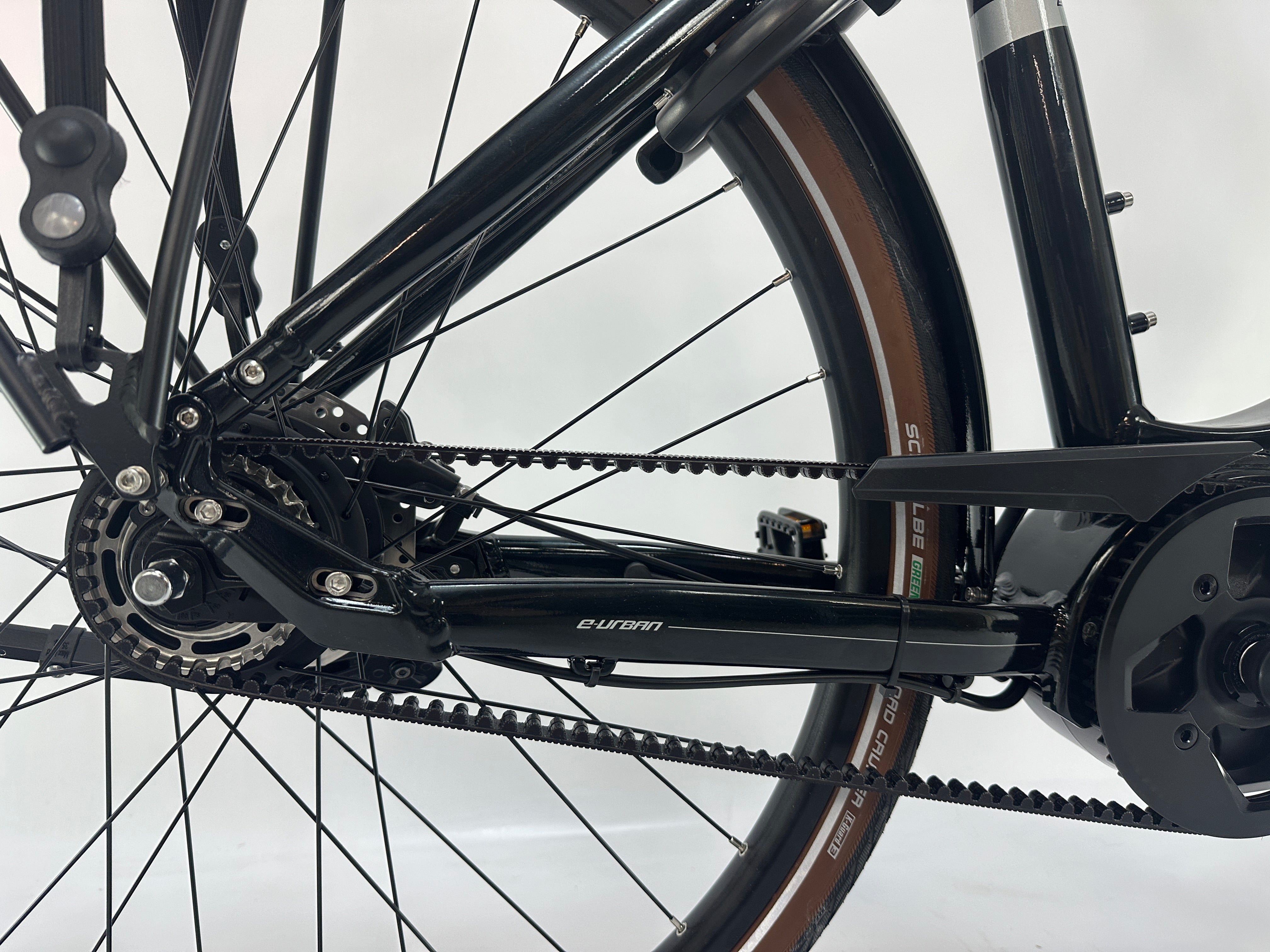 NIEUW! Granville e-Urban N2 Bosch Performance Line Middenmotor 500Wh Belt-Drive met Enviolo! Donker groen