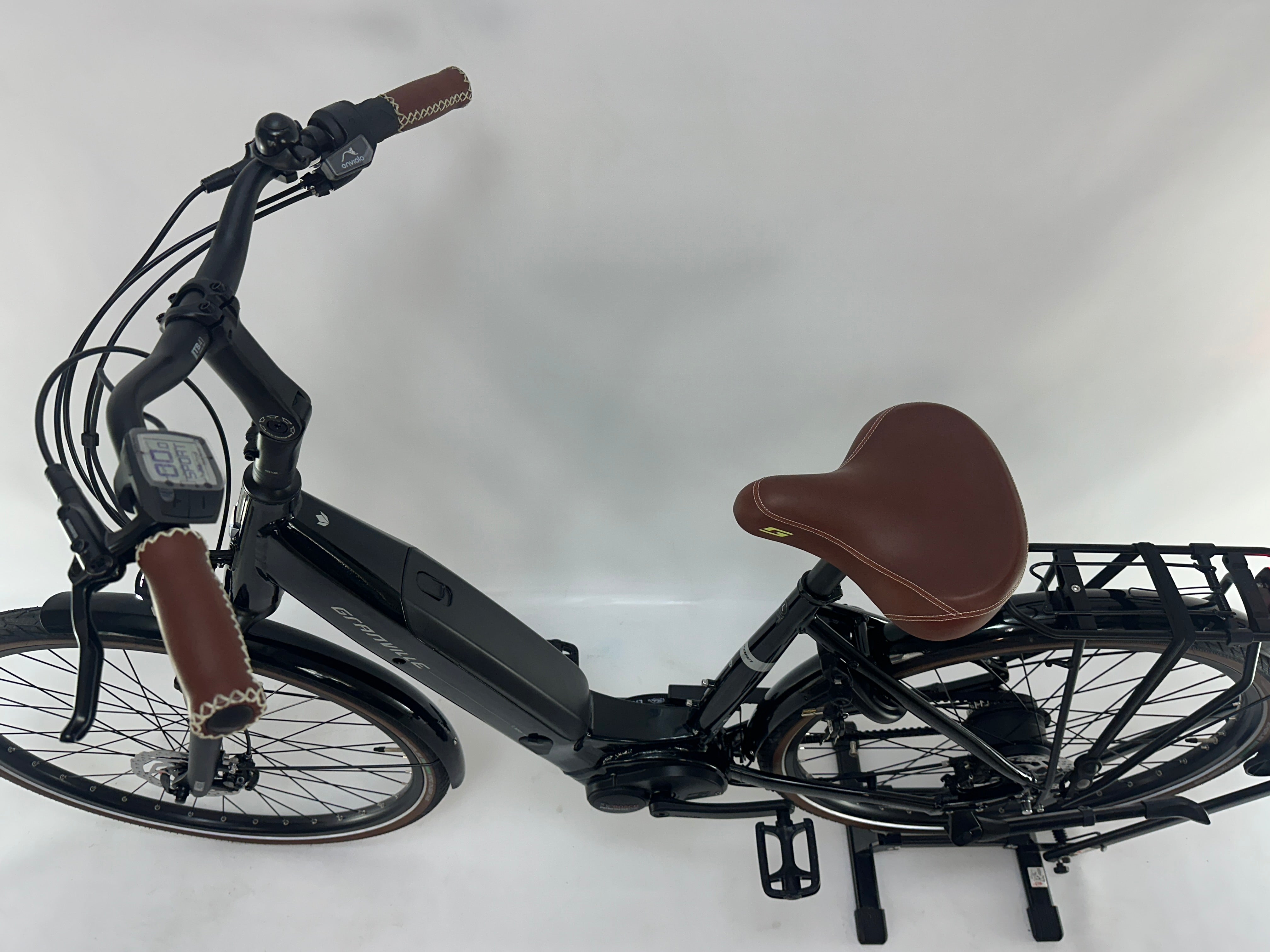 NIEUW! Granville e-Urban N2 Bosch Performance Line Middenmotor 500Wh Belt-Drive met Enviolo! Donker groen