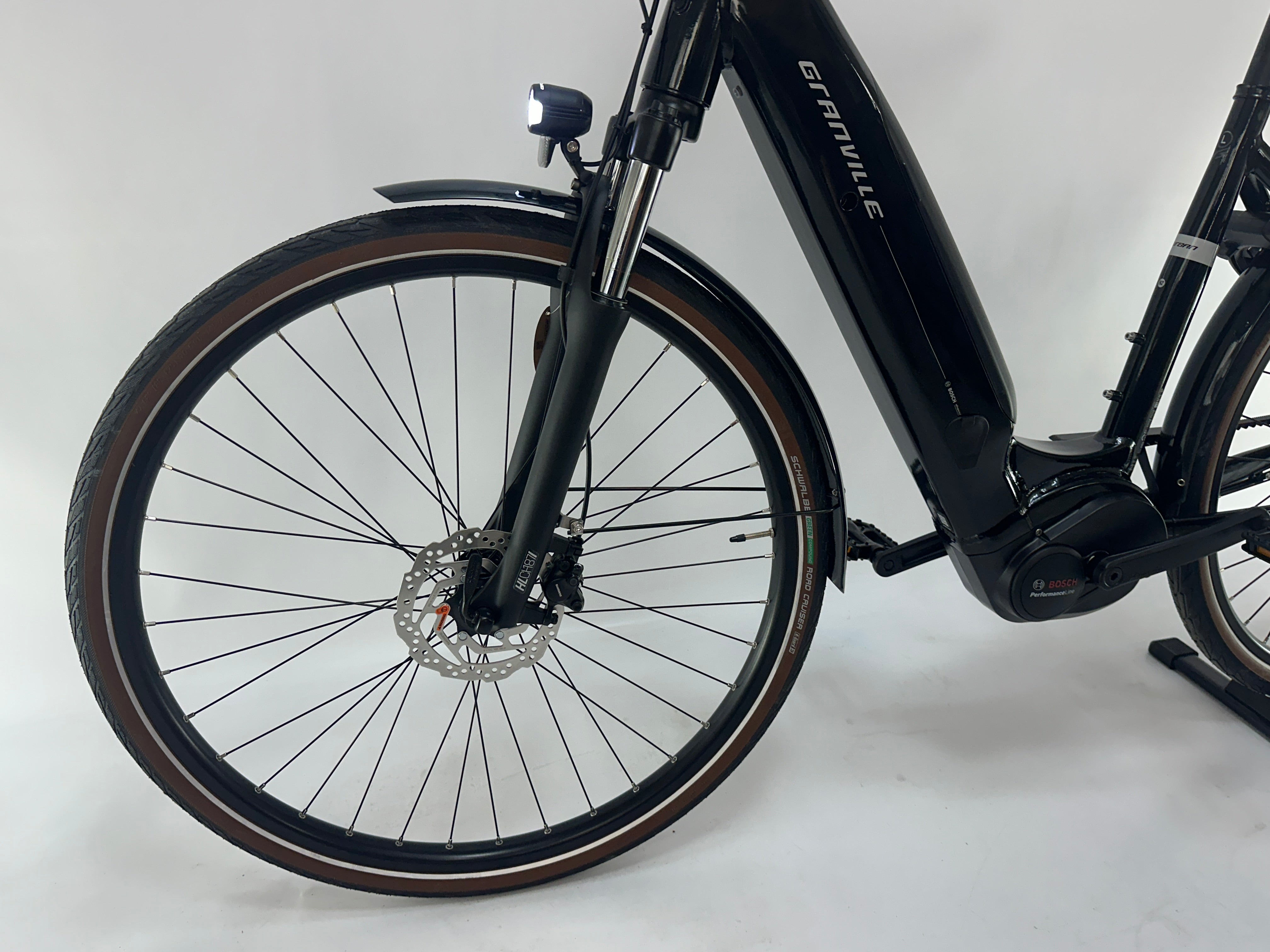 NIEUW! Granville e-Urban N2 Bosch Performance Line Middenmotor 500Wh Belt-Drive met Enviolo! Donker groen