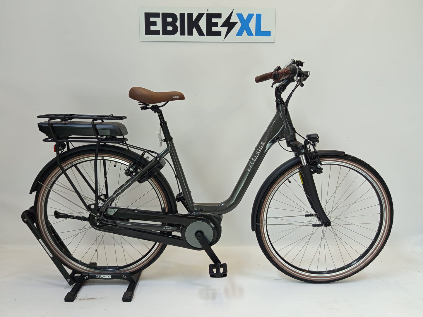 NIEUW! Excelsior Retro Cruiser Bosch Active Line Middenmotor Grijs