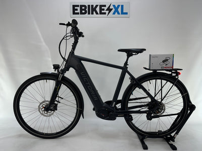 Victoria e-Trekking 11.9 Bosch Performance Line CX Middenmotor 500Wh Belt-Drive met Enviolo, elektrische fiets, zijaanzicht