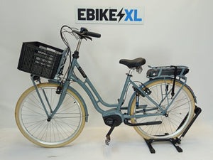 NIEUW! Frappé e-City Comfort Bosch Active Line Plus Middenmotor Stormy Sea Transportfiets M