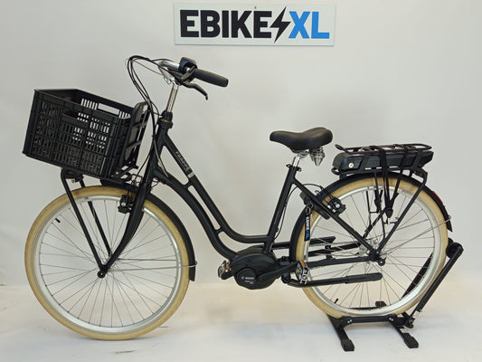 NIEUW! Frappé e-City Comfort Bosch Active Line Plus Middenmotor Zwart Mat