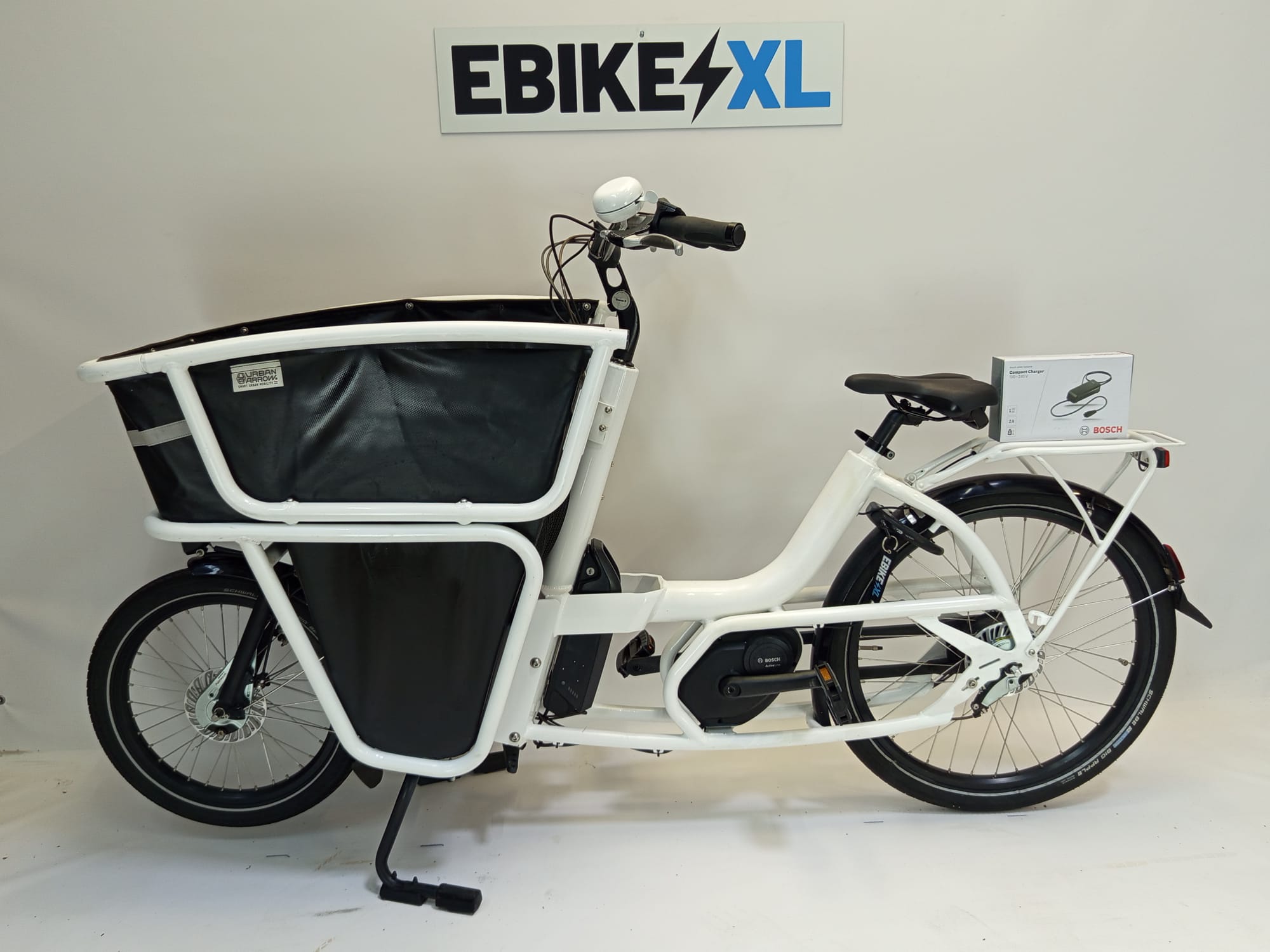 Urban Arrow Shorty Bosch Active Line Middenmotor Bakfiets met Enviolo