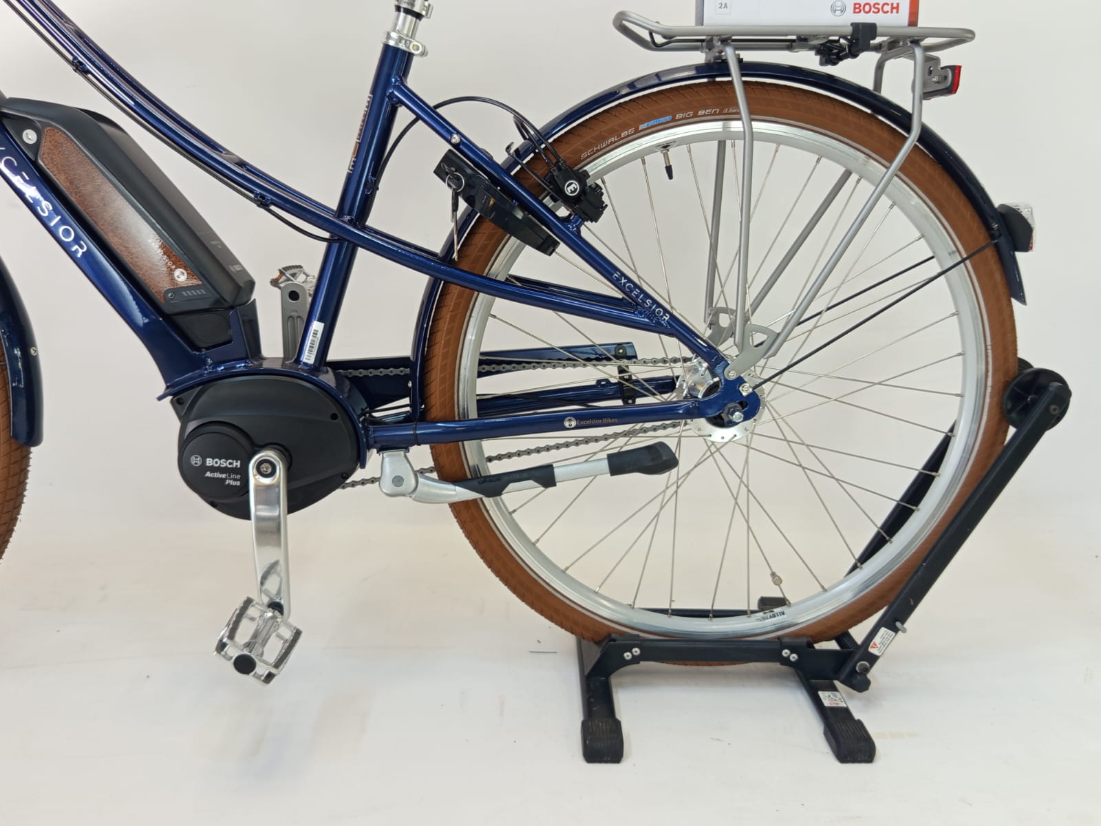 NIEUW! Excelsior Vintage DA Bosch Active Line Plus Middenmotor Blauw